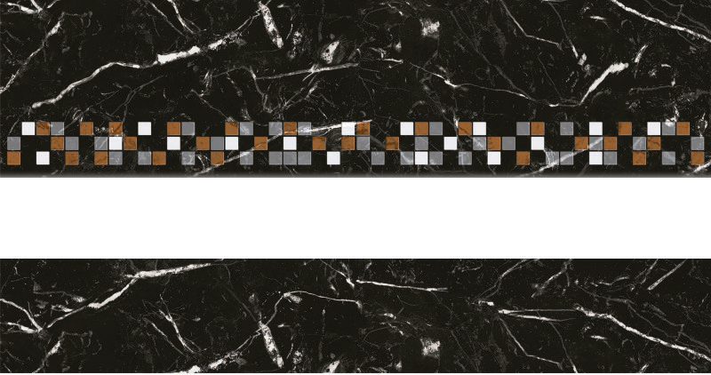 1001 Mosaic Satin Nero